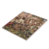 Spring Roundelay (von Edward Atkinson Hornel) Fliese (Seite)