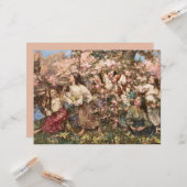 Spring Roundelay (von Edward Atkinson Hornel) Karte (Vorderseite/Rückseite Beispiel)