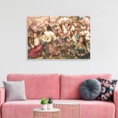 Spring Roundelay (von Edward Atkinson Hornel) Leinwanddruck (Insitu (Wohnzimmer))