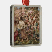 Spring Roundelay (von Edward Atkinson Hornel) Ornament Aus Metall (Rechts)
