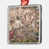 Spring Roundelay (von Edward Atkinson Hornel) Ornament Aus Metall (Links)