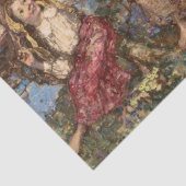 Spring Roundelay (von Edward Atkinson Hornel) Seidenpapier (Detail)