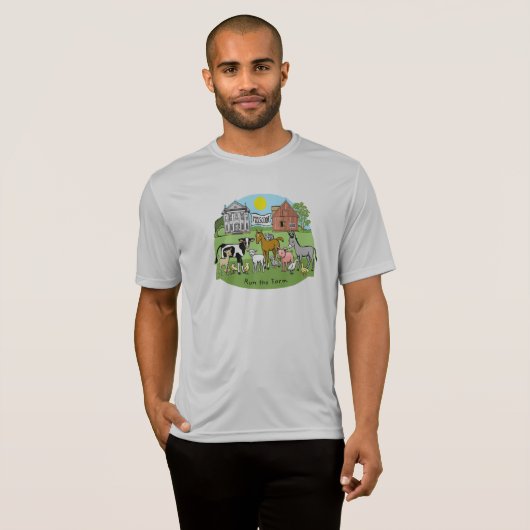 Spring Run the Farm Tech Shirt (Vorne ganz)