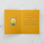 Spring’s First Smile The March Daffodil Karte (Innenseite)