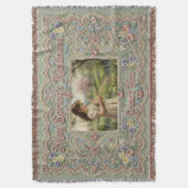 Spring’s Kindness Guardian Personalized Faux‑Embro Decke (Vorderseite Vertikal)