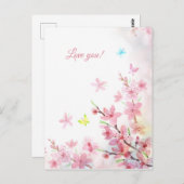 Spring Sakura Grußkarte Postkarte (Vorne/Hinten)