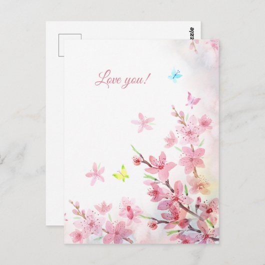 Spring Sakura Grußkarte Postkarte (Vorne/Hinten)