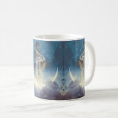 Spring Scattering Stars vintage illustration Kaffeetasse (VorderseiteRechts)