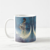 Spring Scattering Stars vintage illustration Kaffeetasse (Links)