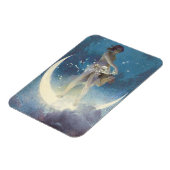 Spring Scattering Stars vintage illustration Magnet (Linke Seite)