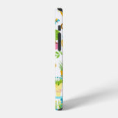 Spring seamless pattern in simple hand-drawn carto iPhone hülle (Linke Seite)