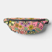Spring Season Retro Flower Colors Seamless Pattern Bauchtasche (Ablage )