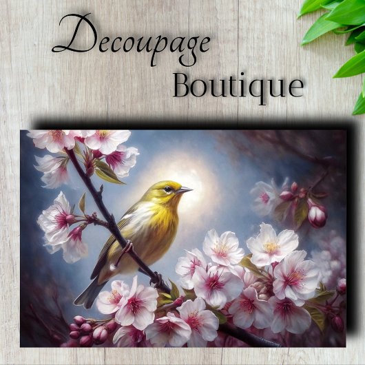 Spring Serenade Decoupage Seidenpapier