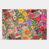 Spring Set Floral, Paisley, Mah Jongg Egrets Geschenkpapier Set (Vorderseite)