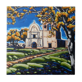 "Spring Shadows at Tumacori" Kunstfliese Fliese