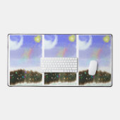 Spring Shower's Display Desk Mat Schreibtischunterlage (Tastatur & Maus)