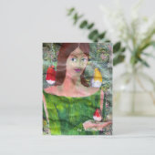 Spring Siren Postkarte (Stehend Vorderseite)