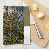 Spring Skyline von Frankfurt, Deutschland Geschirrtuch (Viertel Falte)