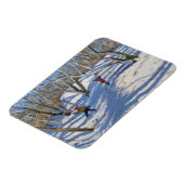 Spring Snow Newhaven Derbyshire 2008 Magnet (Linke Seite)