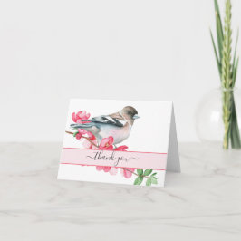 Spring Song Bird, vielen Dank Dankeskarte