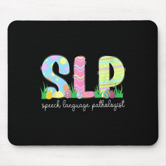 Spring Speech Sprachpathologe Ostersonne Sl Mousepad (Vorne)