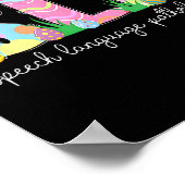 Spring Speech Sprachpathologe Ostersonne Sl Poster (Ecke)