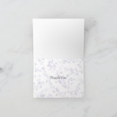 Spring Sprigs Dusty Lavender - Neutral Dankeskarte (Innenseite)
