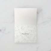 Spring Sprigs Muted Sage - Neutral Dankeskarte (Innenseite)