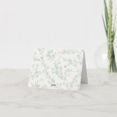 Spring Sprigs Muted Sage - Neutral Dankeskarte (Rückseite)