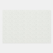Spring Sprigs Muted Sage - Neutral Geschenkpapier Set (Vorderseite 3)