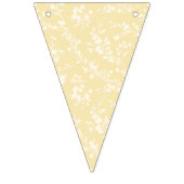 Spring Sprigs Neutral - Buttercreme Wimpelkette (Zweite Fahne)