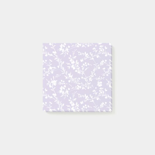 Spring Sprigs Neutral - Dusty Lavender Post-it Klebezettel (Vorderseite)