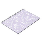 Spring Sprigs Neutral - Staub Lavendel Notizblock (Linke Seite)