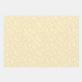 Spring Springs Neutral - Buttercreme Geschenkpapier Set (Vorderseite)