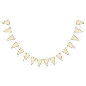 Spring Springs Neutral - Buttercreme Wimpelkette (Alle)