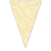 Spring Springs Neutral - Buttercreme Wimpelkette (Zweite Fahne)
