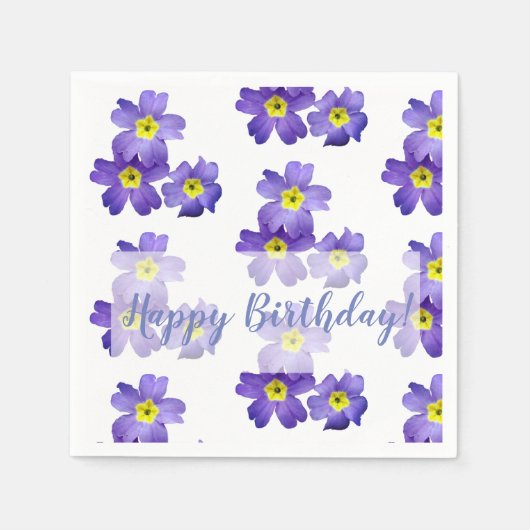 Spring Sprung Birthday Napkins Serviette (Vorderseite)
