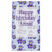 Spring Sprung Custom Gift Bag Kleine Geschenktüte (Vorderseite)
