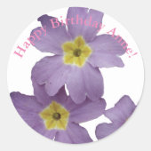 Spring Sprung Round Sticker (Vorderseite)