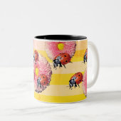 Spring Sprung Two-Tone-Tasse Zweifarbige Tasse (VorderseiteRechts)