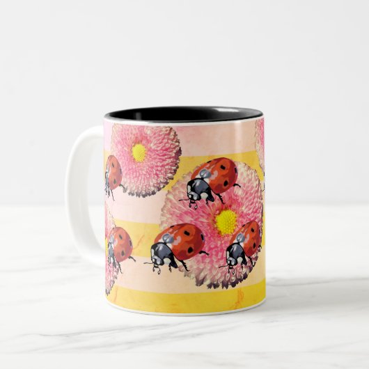 Spring Sprung Two-Tone-Tasse Zweifarbige Tasse (Vorderseite Links)