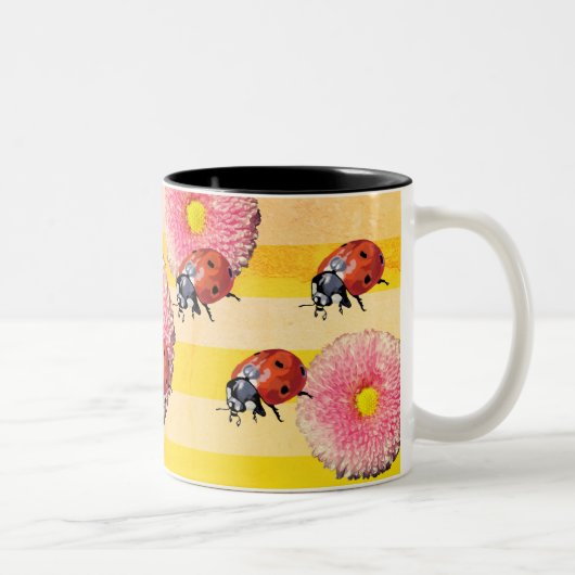 Spring Sprung Two-Tone-Tasse Zweifarbige Tasse (Rechts)