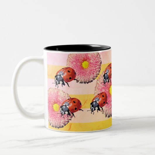 Spring Sprung Two-Tone-Tasse Zweifarbige Tasse (Links)
