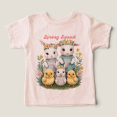Spring Squad Niedlich Bunny & Chick Oaster (Design Vorderseite)