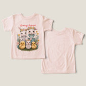 Spring Squad Niedlich Bunny & Chick Oaster (Design Vorderseite & Rückseite)