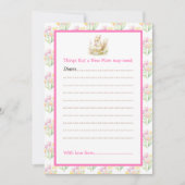 Spring Squirrel Baby Dusche Einladung (Vorderseite)