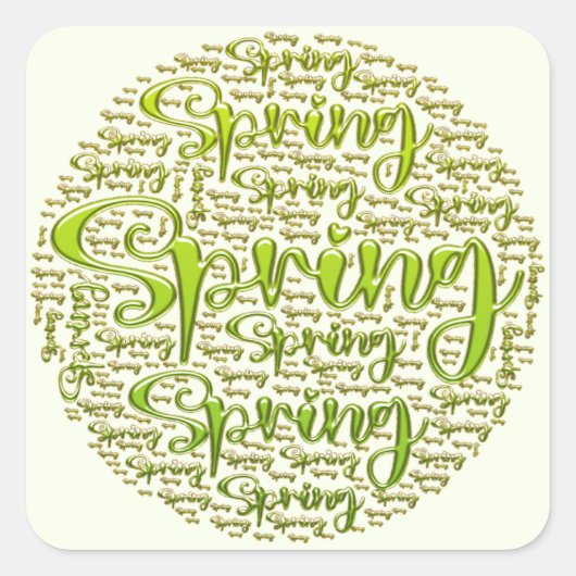 SPRING Stickers (Vorderseite)