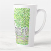 Spring Stone Barn Große Latte Tasse (Rechts)