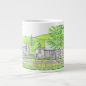 Spring Stone Barn Jumbo Tasse (Vorderseite)