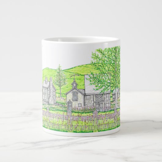 Spring Stone Barn Jumbo Tasse (Vorderseite)